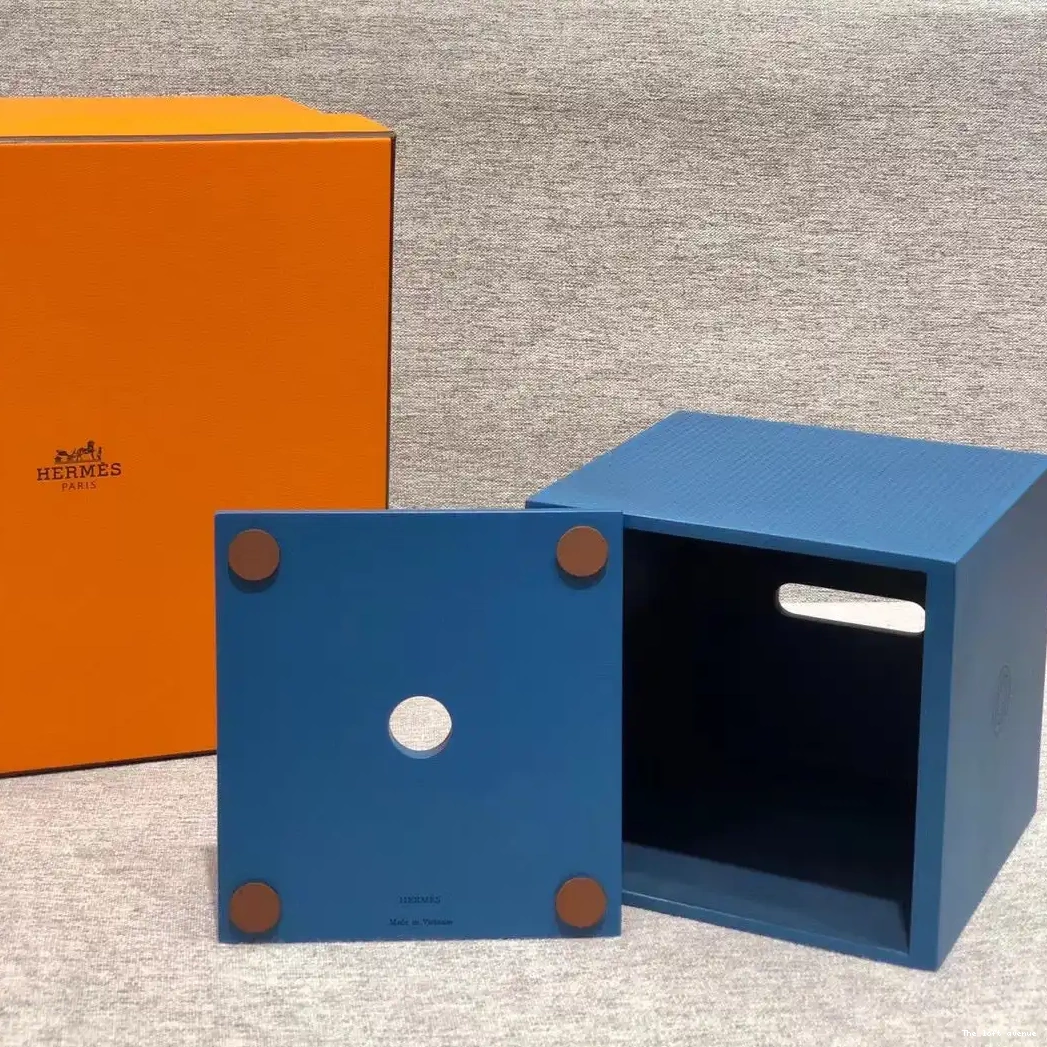 SQUARE HERMES KBOX TISSUE BOX 0516